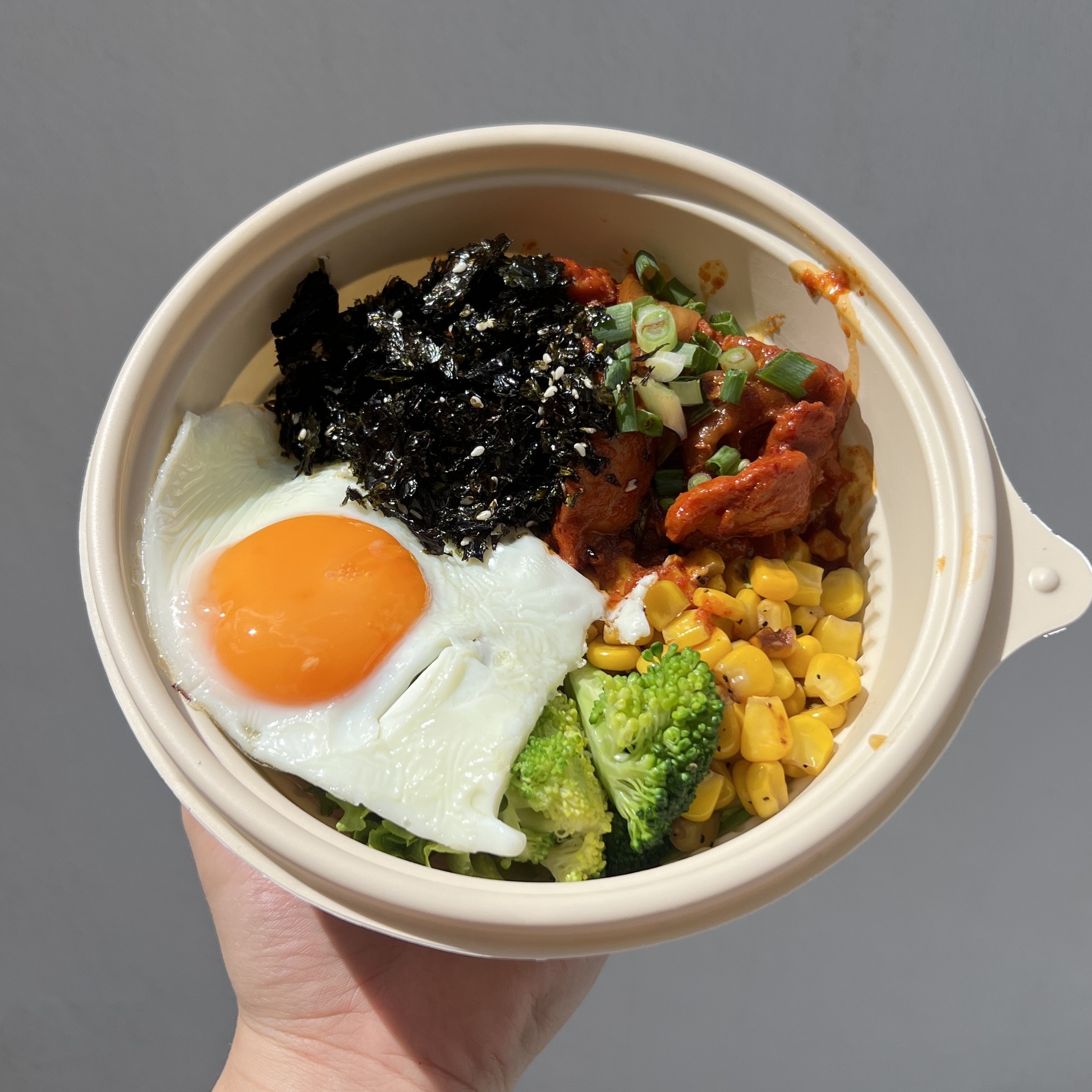 Kimchi Chicken Rice Bowl