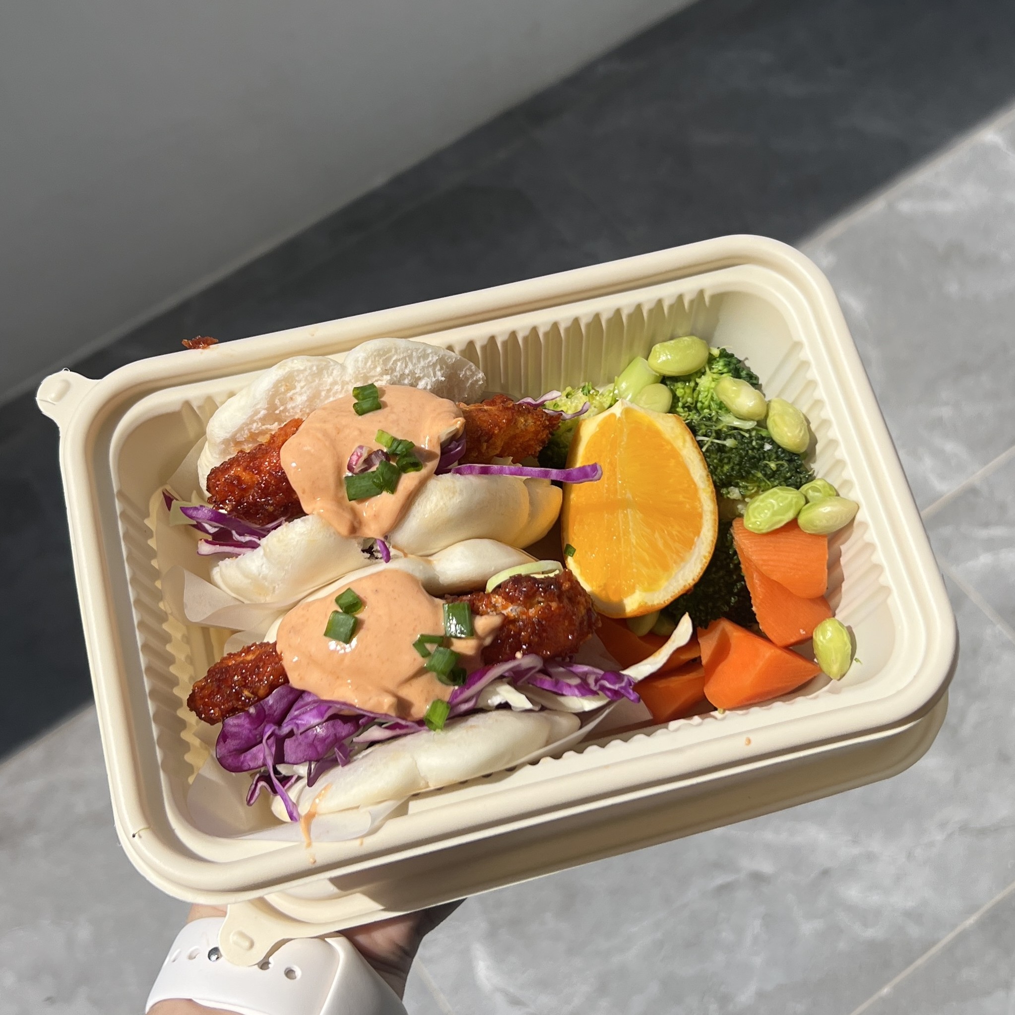 Korean Chicken or Fish Bao Set