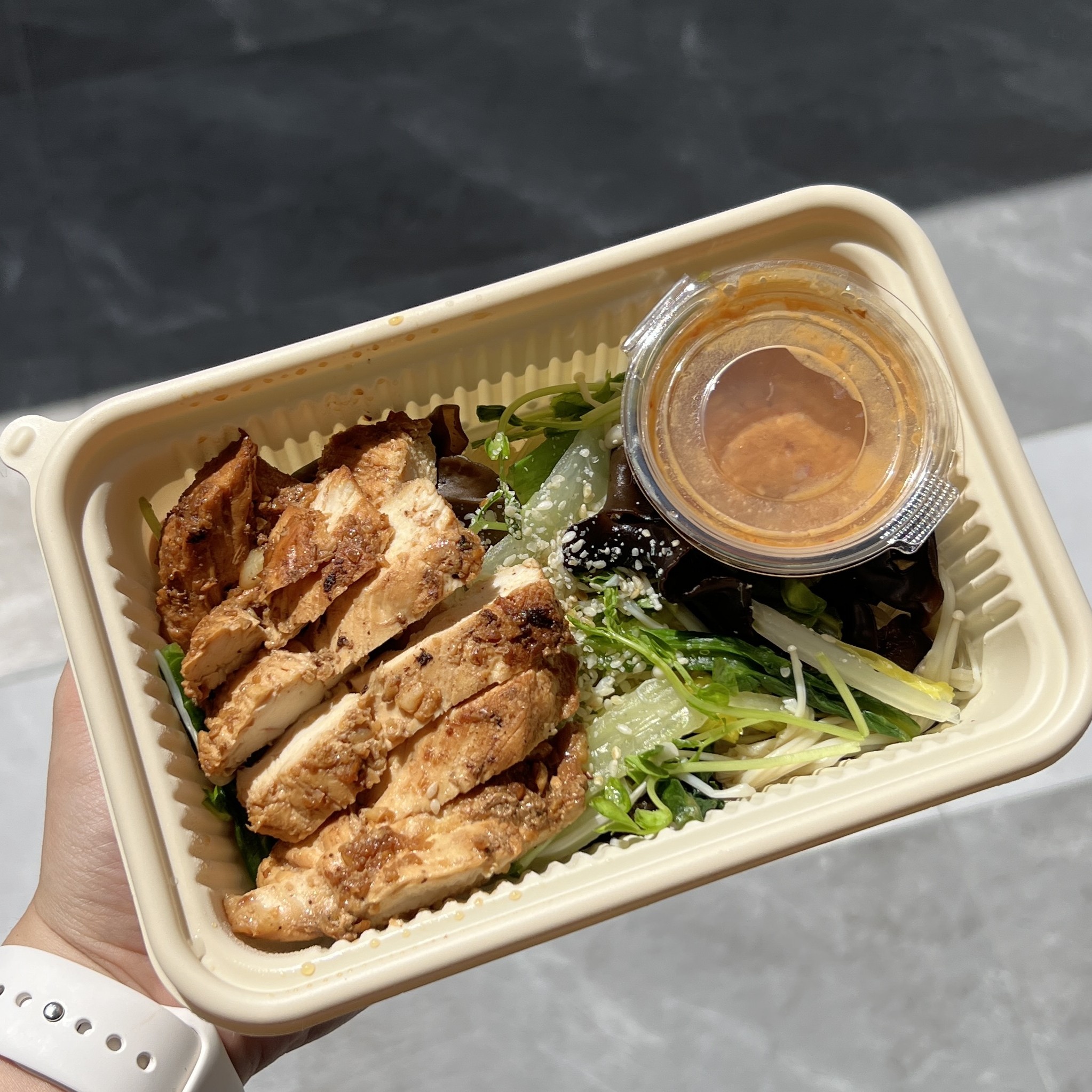 Laotian Sesame Chicken Salad