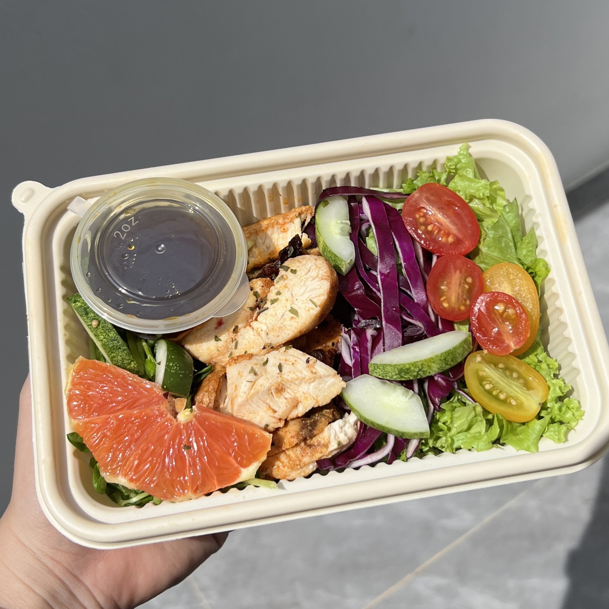 Roasted Chicken pasta salad with Homemade Citrus Sauce