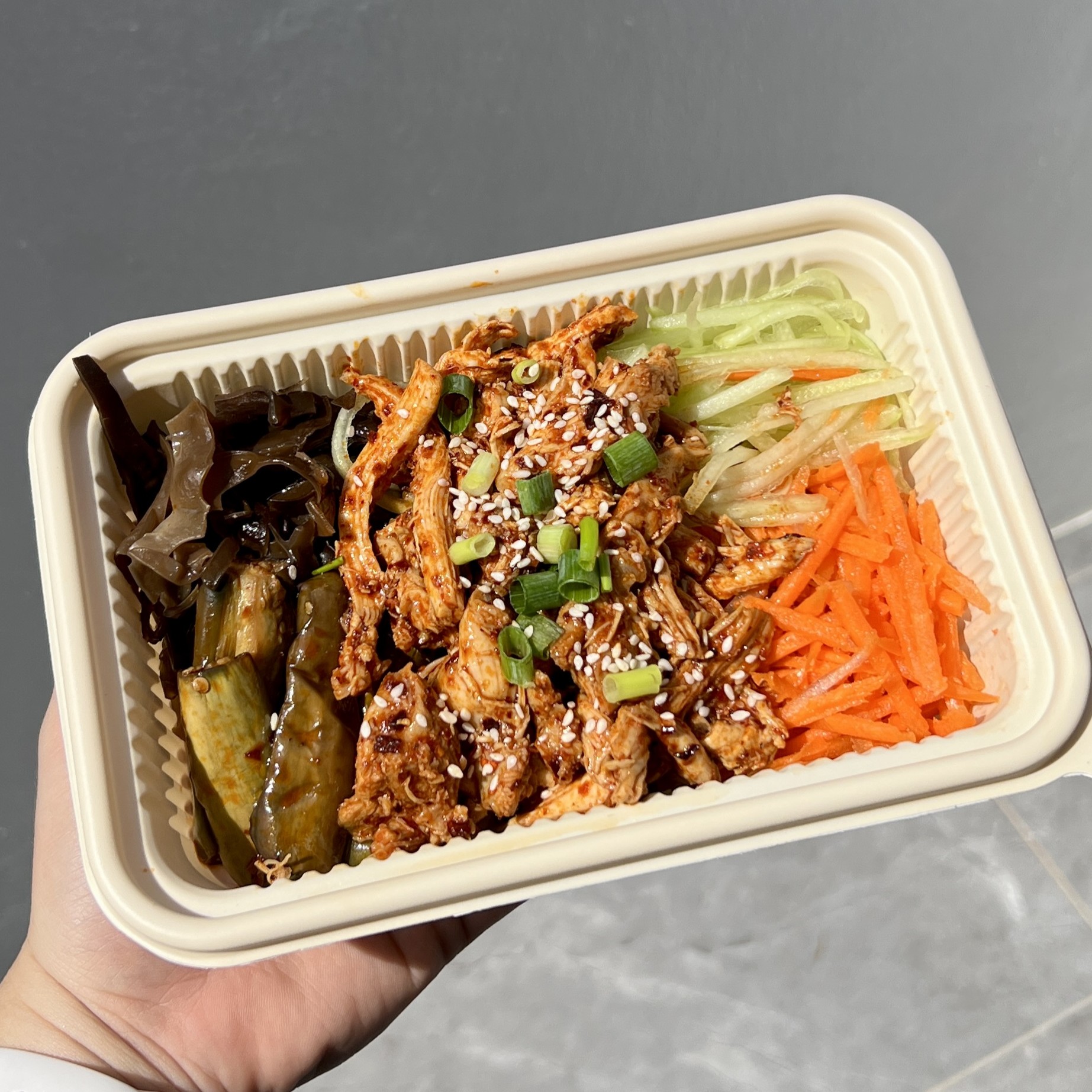 Sichuan Chicken salad Rice Bowl