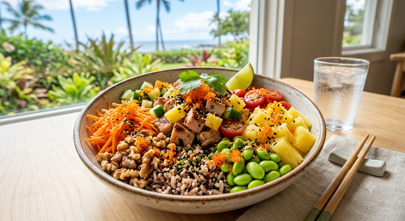 Hawaiian Chicken Rice Bowl