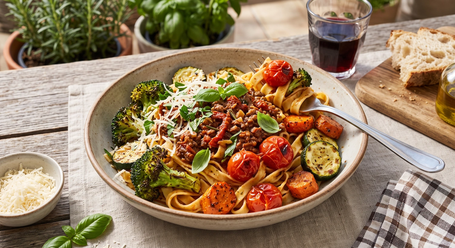 Tuscan Beef Pasta