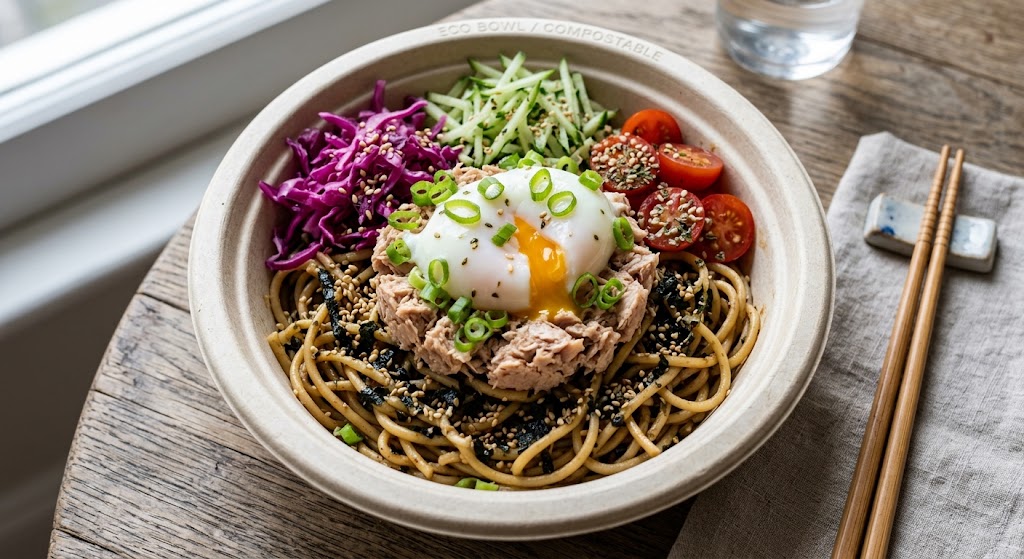 Nori Sesame Tuna Pasta